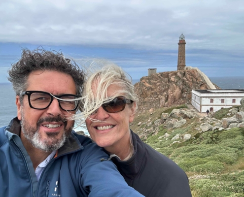 Selfie at Cabo Vilan