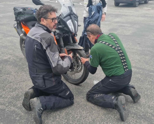 Bandje plakken