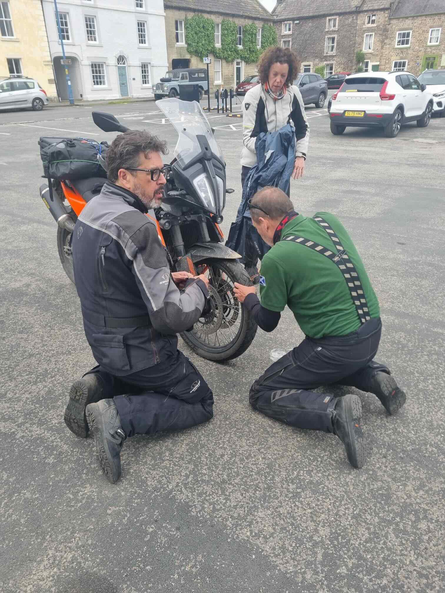 Bandje plakken
