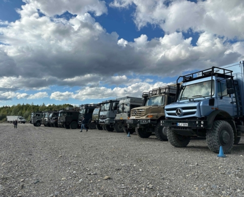 Truck row